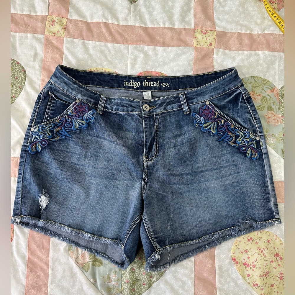 Blue Denim Women's Shorts